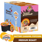 Crazy Cup Flavored Coffee Pods, Buttery Caramel Popcorn Coffee Pods For K Cup Keurig Machines, Brew Hot Or Iced, 22 Count