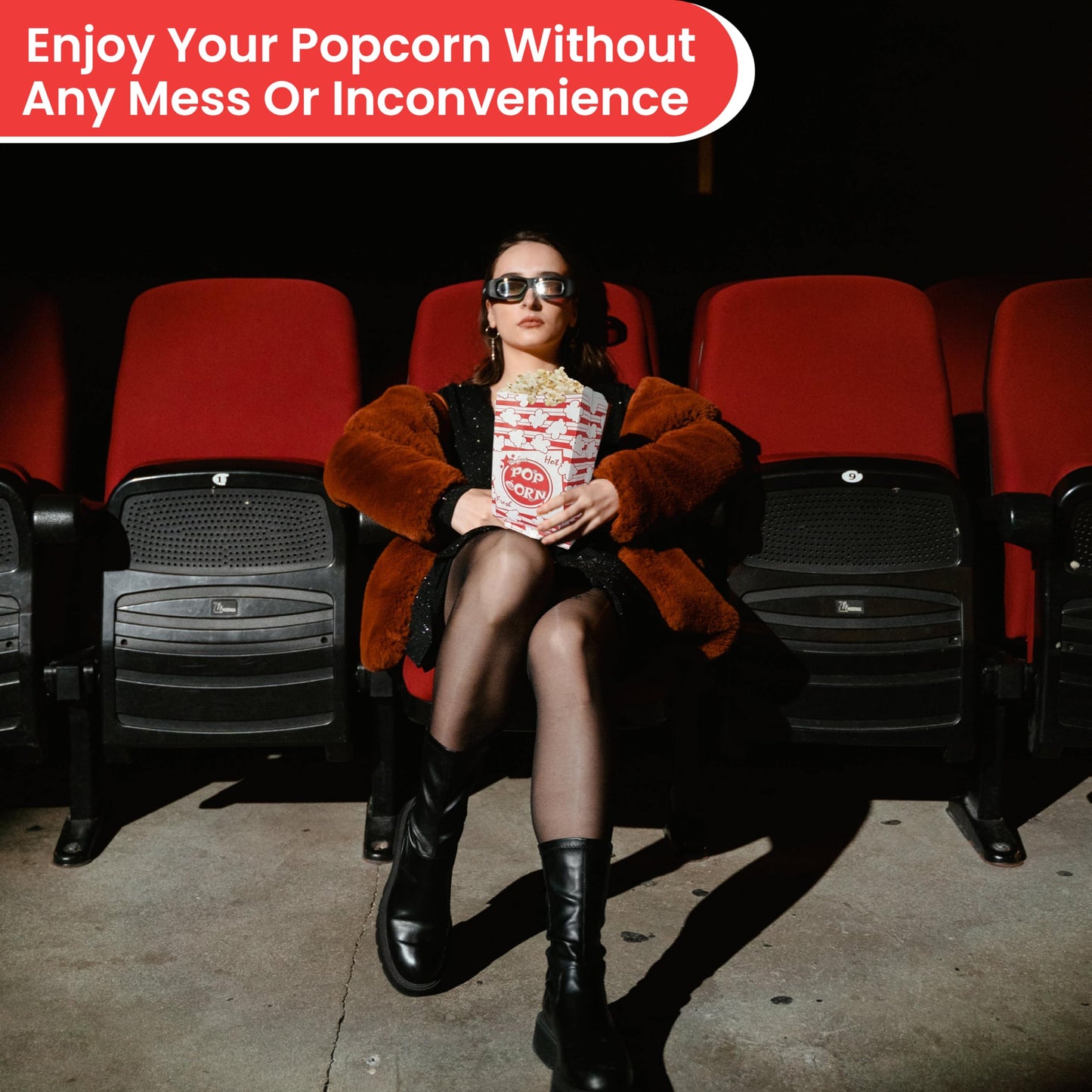 Perfect Stix Popcorn Bag 1-100ct Popcorn Bags, 1 oz. (Pack of 100)