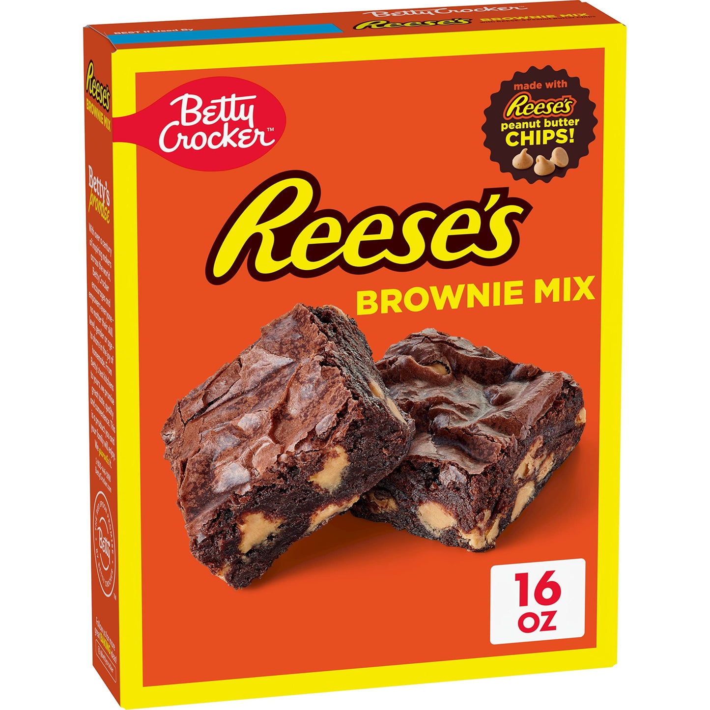 Playty Crocker ReeseS Brownie Mix With Reeses Peanut Butter Chips  16 Oz