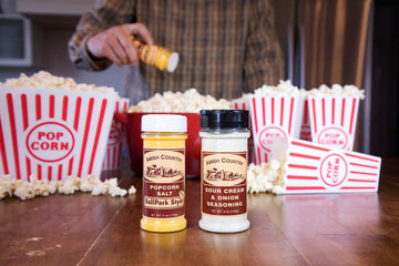 Amish Country Popcorn | Seasoning Variety Pack | Ballpark Style Buttersalt - 6 Oz And Sour Cream And Onion - 5 Oz Popcorn Season