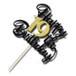 Klionjor 19Th Birthday Cake Topper - Happy Birthday Decoration For 19Th Birthday Party - Gift Plugin (19)