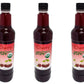 Joes Syrup Organic Flavored Syrup, Organic Cherry, 750 ml (3 Pack)