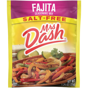 Dash Salt-Free Seasoning Mix, Fajita, 1.25 Ounce (Pack Of 12)