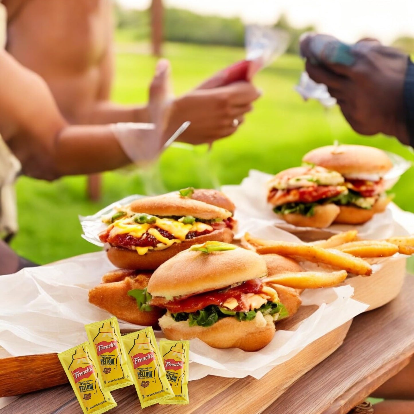 French'S Classic Yellow Mustard 7 Gr Portion Packet, Single Serve, 50 Pcs.