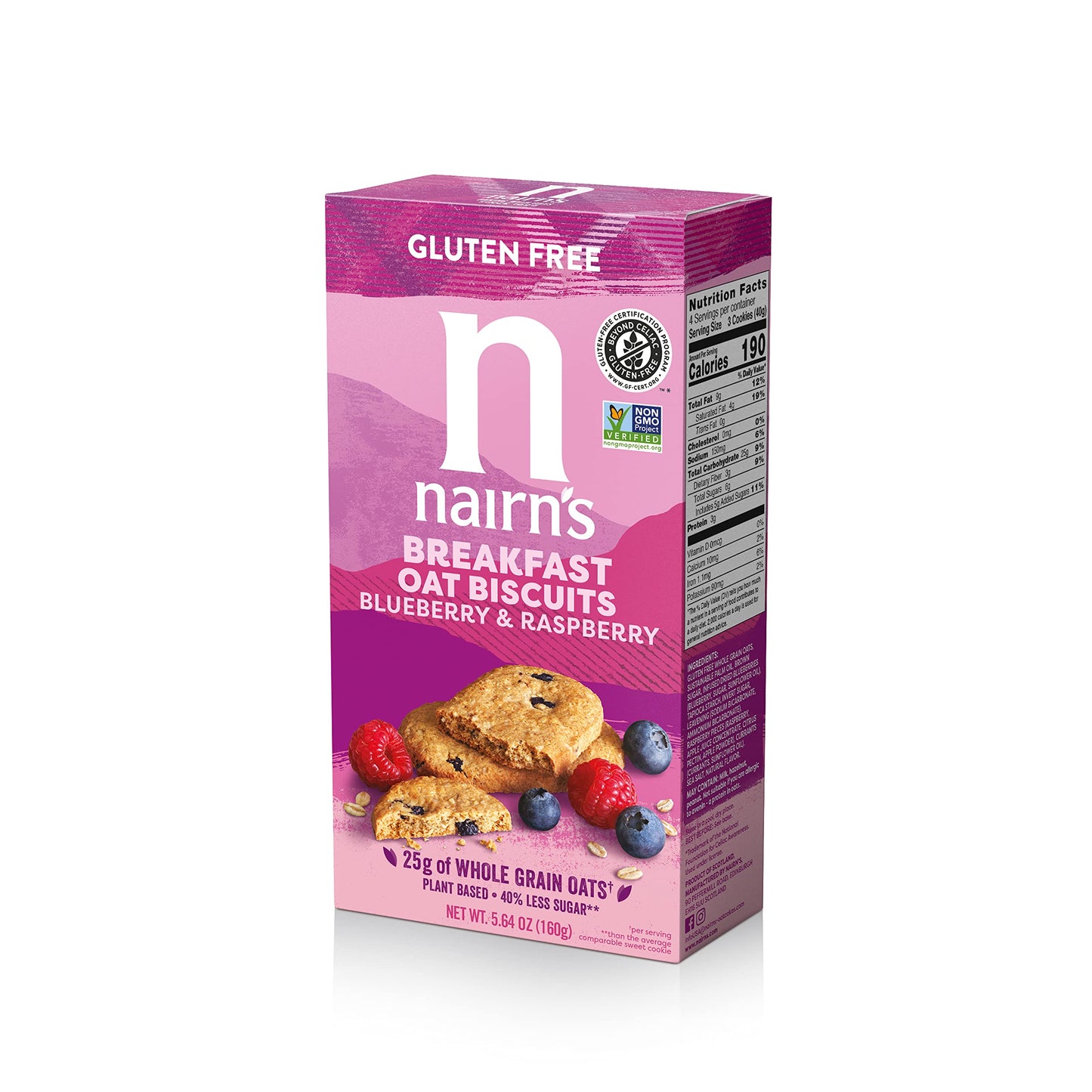 Nairn Biscts Blubry Rasp ( 6 X 5.64 Oz   )