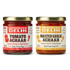 Brooklyn Delhi - Achaar Bundle - Tomato Achaar and Roasted Garlic Achaar - Eat on Sandwiches, Rice and Curry, Roasted Vegis, Sti