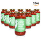 Jersey Italian Gravy-24 Oz Jar-Gourmet, All Natural All Purpose Tomato Sauce For Pasta And More, No Artificial Ingredients- Vegan Friendly-Authentic Recipe For Pasta, (Tomato Basil, 12 Pack)