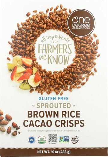 Cereal - Cacao Brown Rice Crisps 10Oz Usa (Case6)