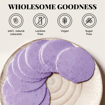 Kalan Taro Amaranth Flour Wafer Thins, Vegan And Sugar-Free, Pack Of 3