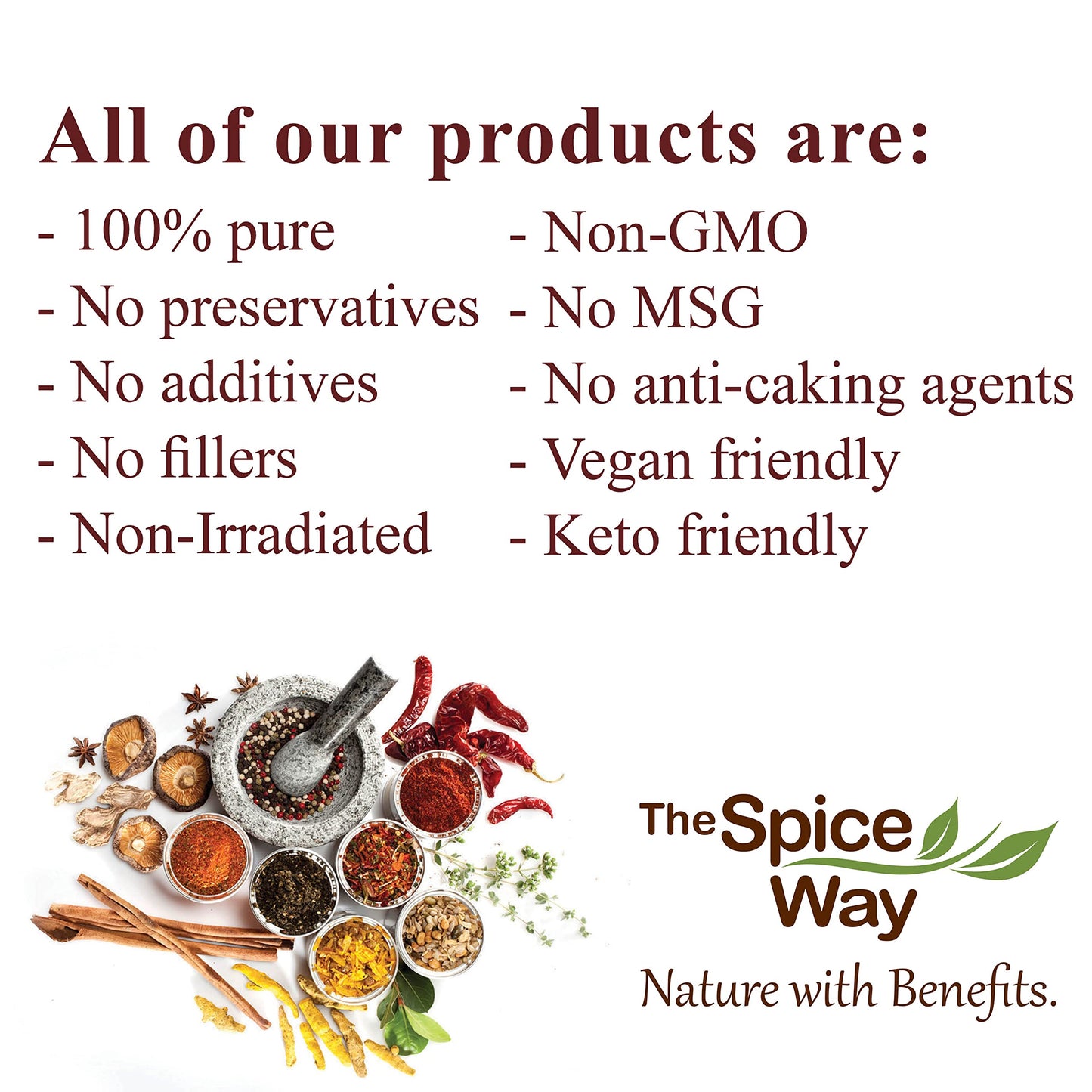 The Spice Way Turmeric Powder - (8 Oz) Powdered Ground Tumeric Root (Curcuma) - Great Turmeric Root Fresh For Curries, Soups, Te