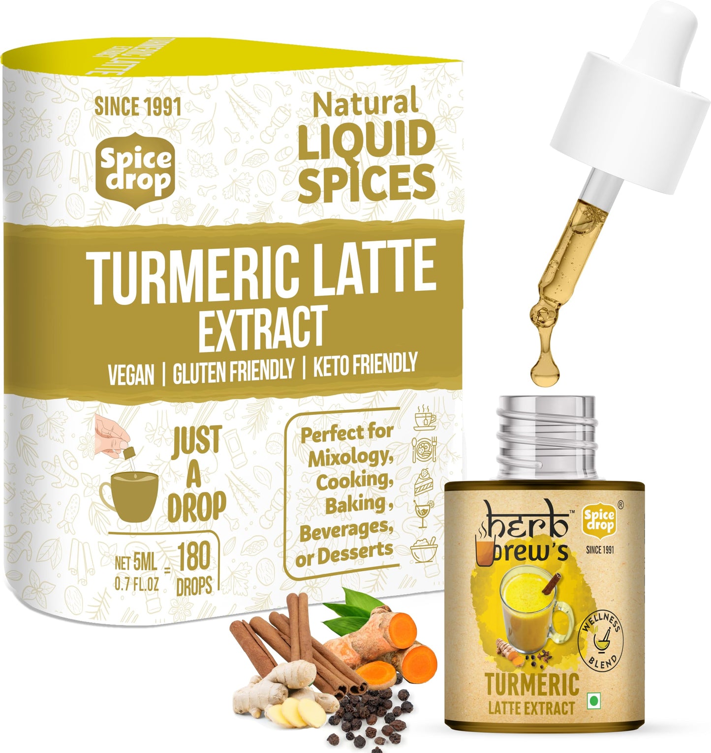 Spice Drop Immunity Booster Herbal Extract - Authentic Indian Herbal Mix For Better Immune System | Natural & Ayurveda Recipe |
