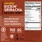Mission Meats Candied Sriracha Bacon Jerky, Small Batch Snack, 2oz Bags, Pack of 3
