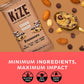 KiZE Energy Bars - Cookie Dough - Gluten Free, Dairy Free, Non-GMO, and High Protein Meal Replacement Energy Bars, Clean and Sim