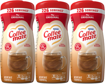 Coffee mate Original Powdered Creamer, 16 oz (Pack of 3) with By The Cup Coffee Scoop
