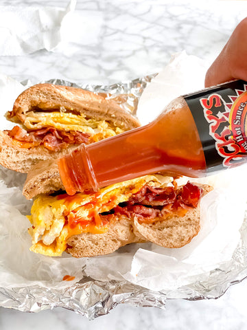 ROCKYS HOT SAUCE Bacon Hot Sauce – Gourmet Red Chili Sauce – 5 Fl Oz