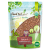 Food to Live Organic Buckwheat Kasha (Grechka, Toasted Whole Groats, Non-GMO, Kosher, Sirtfood, Bulk) by Food to Live - 5 Pounds