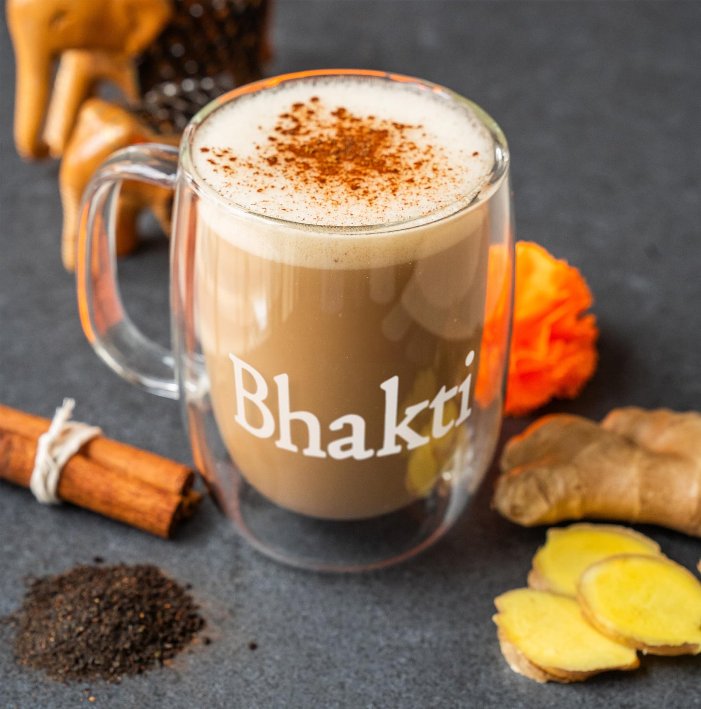 Bhakti Chai Fresh Ginger & Black Tea Concentrate, Original, Vegan, Organic, Fair Trade, Kosher, Gluten-Free, & All-Natural Clean