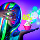 40 Pcs Glow In The Dark Neon Cupcake Toppers Glow Party Supplies Neon Glow Cupcake Wrappers For Glow Neon Birthday Party Wedding