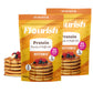 Flourish Protein Pancake & Waffle Mix, No Added Sugar, High Protein & Fiber, Buttermilk Flavour, 430 g (2 Pack)
