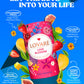 LOVARE Love Blossom Loose Leaf Tea - Dry Fig, Mango, Strawberry, 80g - Tea Gift Box with 15 Paper Filters