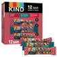 Kind Nut Bars Favorites, 3 Flavor Variety Pack, Gluten Free, Healthy Snacks, 12 Count