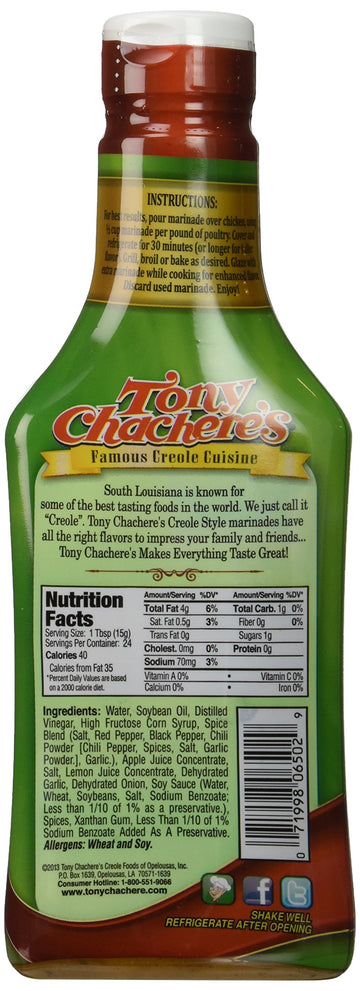 Tony Chachere Pourable Marinades, Chicken Marinade, 3 Count