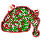 Christmas Jimmies Sprinkles for Cake Decorating,White Red and Green Jimmies Mix,Edible Sugar Holiday sprinkle for Cupcake Topper