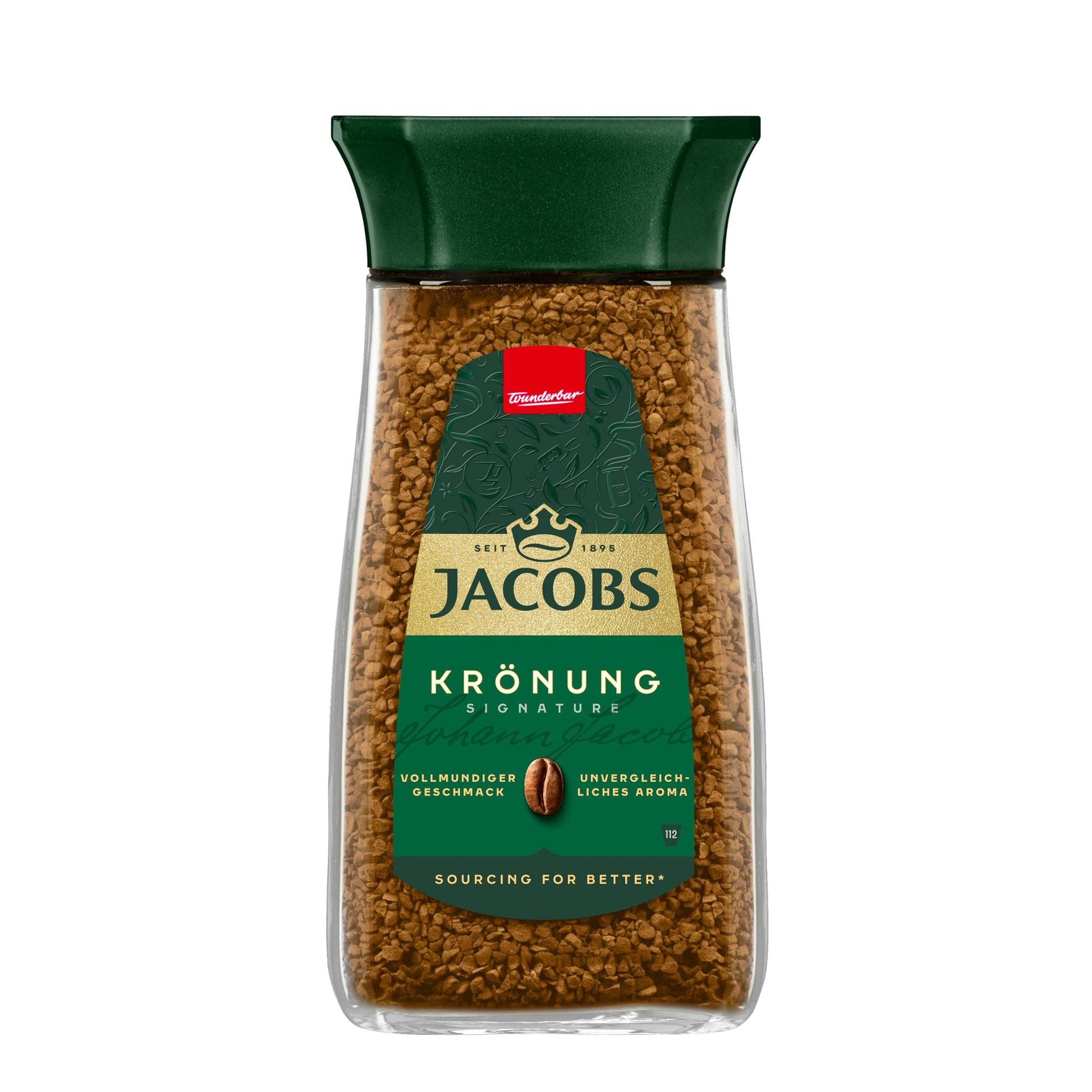 Jacobs Kronung Instant Coffee, 200G Jar