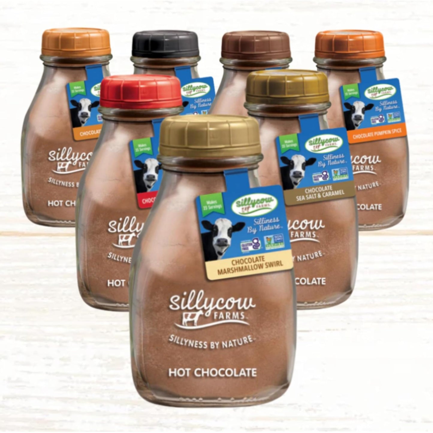 Silly Cow Farms Hot Chocolate - Peppermint Twist - Case of 6 - 16.9 oz.(D0102HX8TSX.)