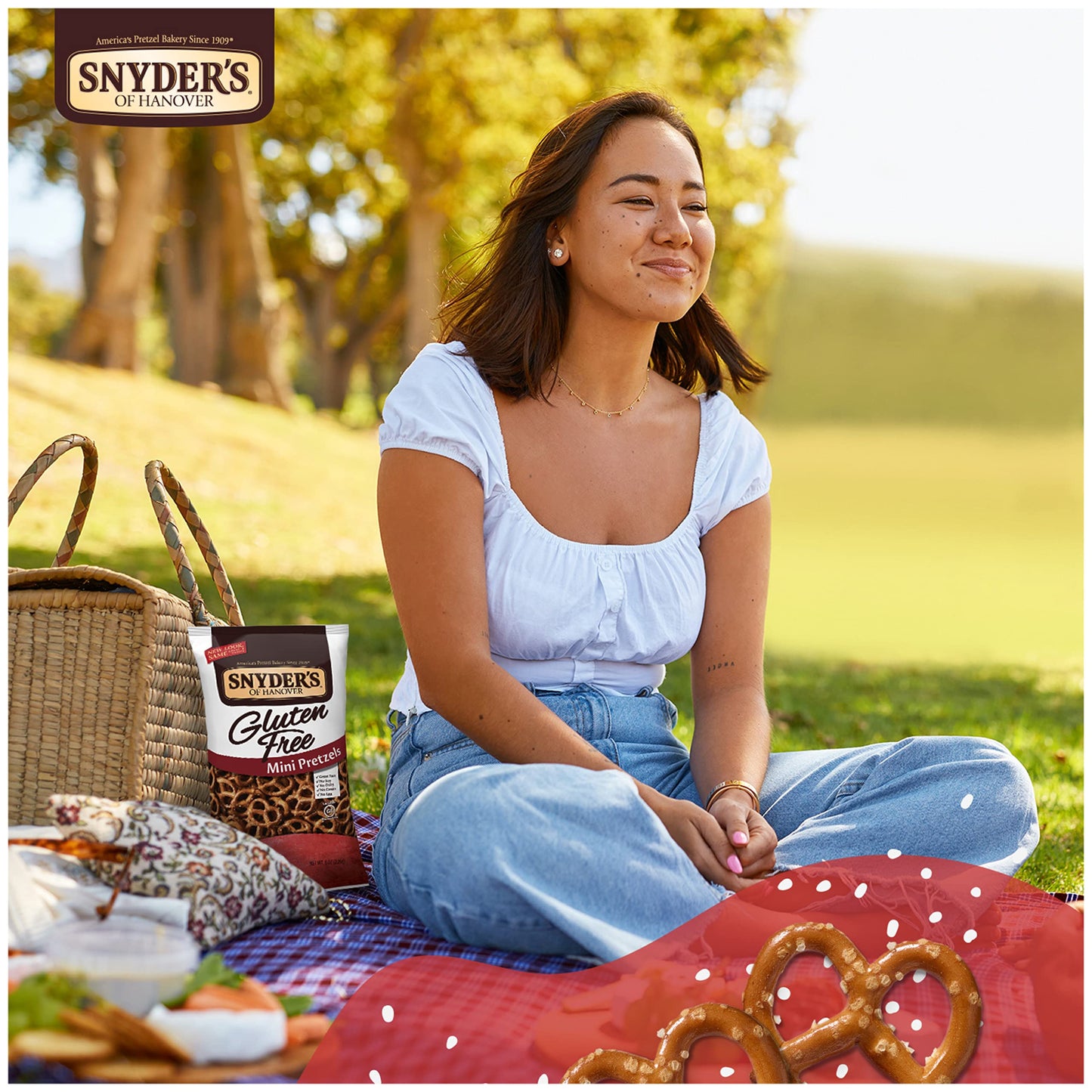 Snyder'S Of Hanover, Gluten Free Mini Pretzels, 8 Oz Bag