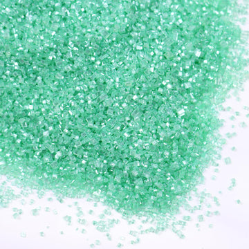 Green Sanding Sugar for Baking Easter Edible Sparkling Sugar Sprinkles Coarse Sugar Crystals for Cake Decoration Cookie Cupcake 