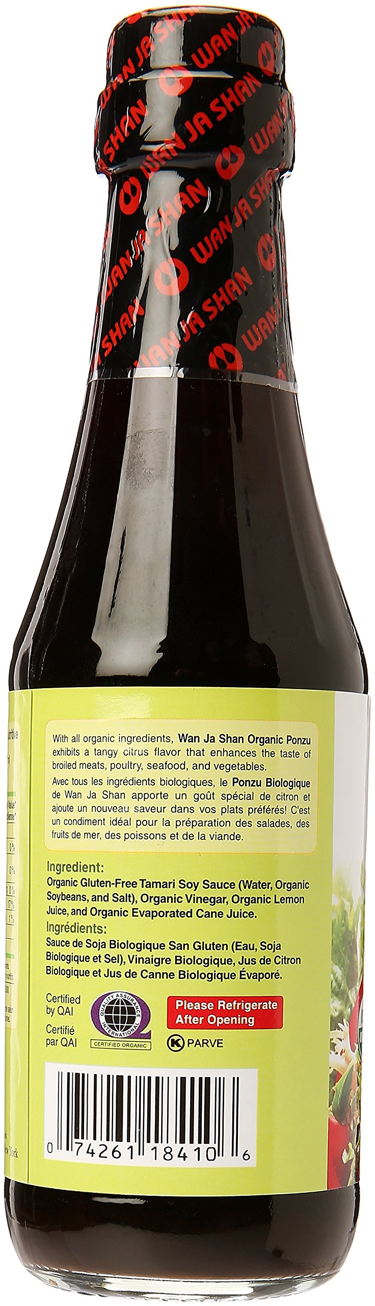 Wan Ja Shan Organic Ponzu Sauce Citrus Seasoned Soy Sauce, 10 Fz