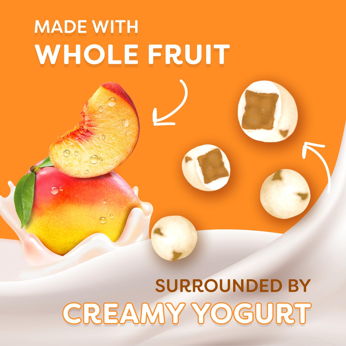 Welchs Fruit Snacks  Fruit n Yogurt Variety Pack  Strawberry  Mango Peach  Gluten Free  Bulk Pack  Single Serve  0.7 oz Bags (Pack of 40)