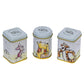 New English Teas Winnie The Pooh & Friends 3X Mini Tea Tins With English Loose Leaf Tea