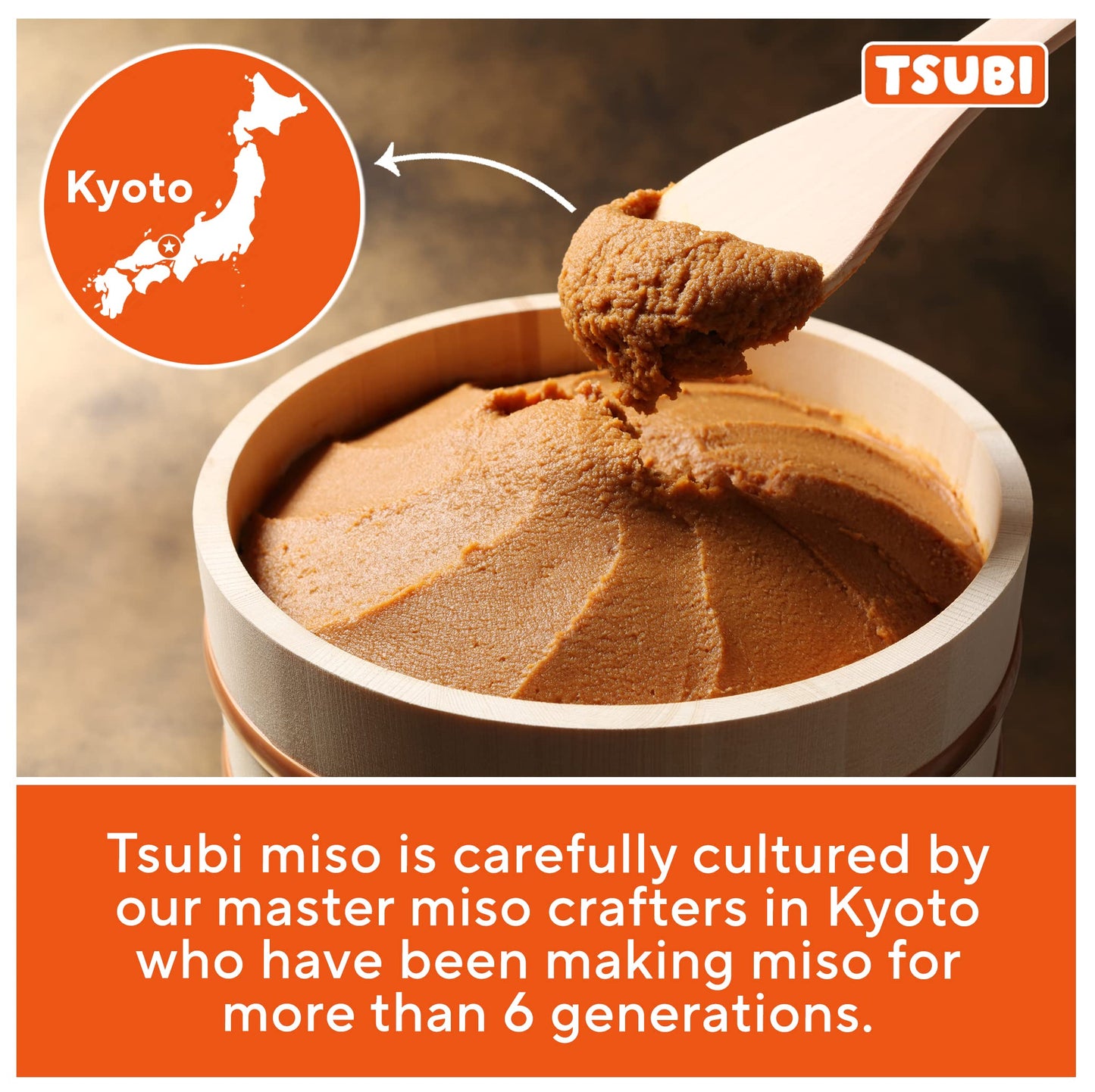 Tsubi Soup Freeze-Dried Japanese Miso Soup Packets - Instant, Vegan, Easy Mix, Gluten & Msg-Free, Flavorful - Ready In Seconds -