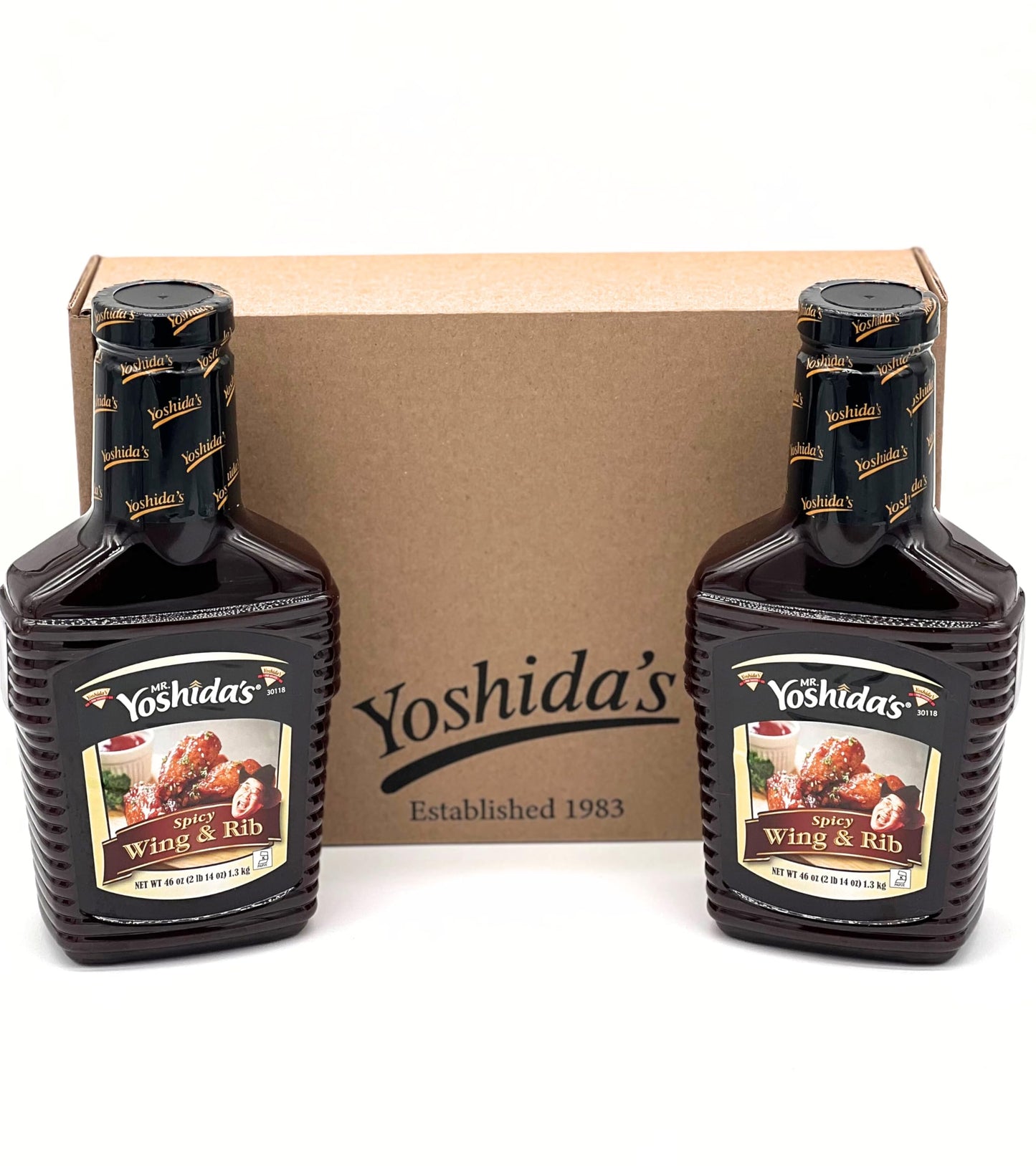 Mr. Yoshida'S Spicy Wing & Rib Barbecue Marinade & Cooking Sauce, 2-46 Oz Bottles
