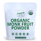 Organic Monk Fruit Sweetener, 125g (4.41oz), No Fillers Pure USDA Organic Monk Fruit Extract Powder with No Aftertaste, Zero Cal