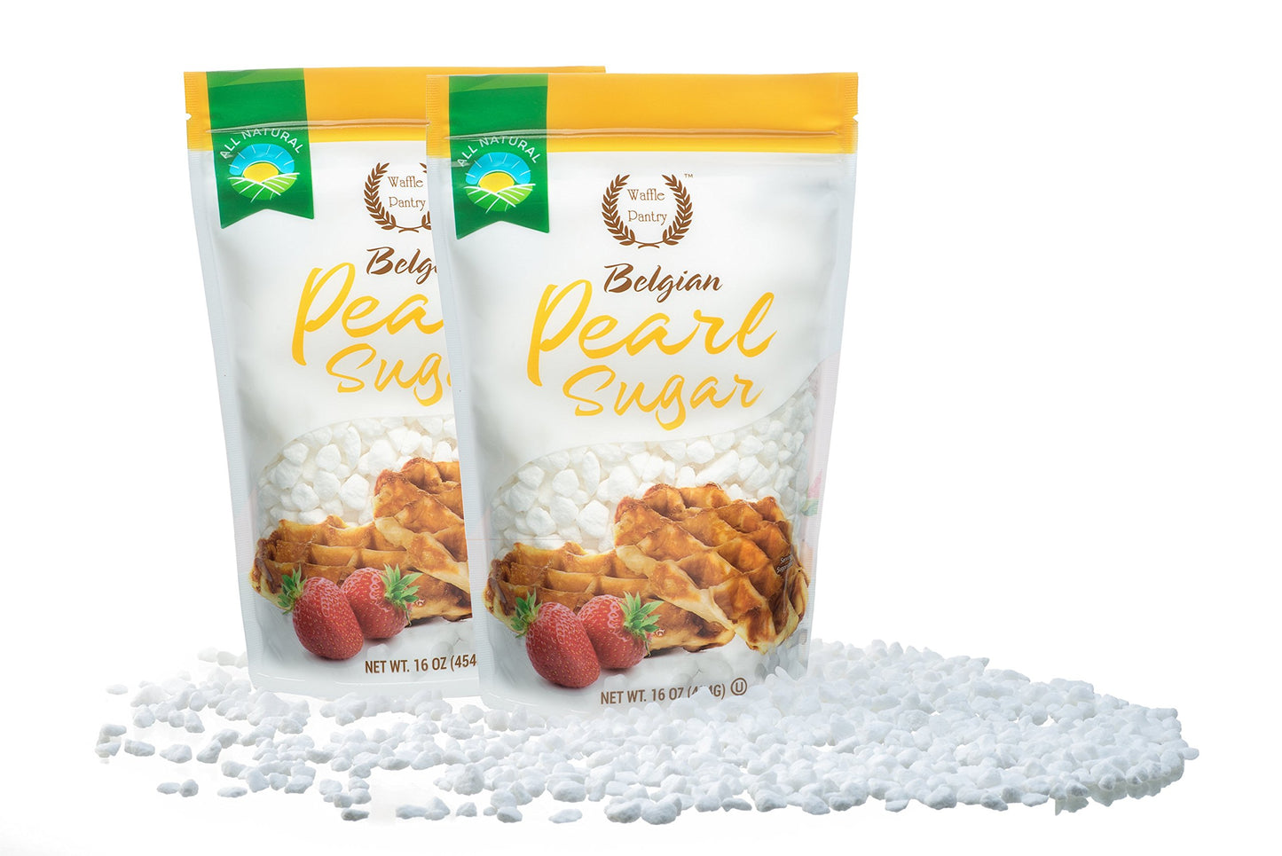 Waffle Pantry Belgian Pearl Sugar, 16 oz (Pack of 2)
