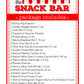 The Snack Bar Healthy Snack Care Package - 52 Piece Set - Variety Gift Box for Office, College, Military, Work, Students