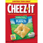 Cheez-It Cheese Crackers, Baked Snack Crackers, Lunch Snacks, Hidden Valley Ranch, 12.4Oz Box (1 Box)