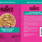 Rawz Shredded Salmon, Aku Tuna & Tuna Oil Recipe 8/2.46 Oz Pouches