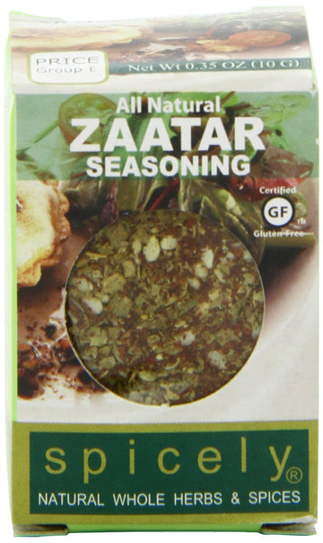 Spicely Organic Seasoning, Zaatar, 0.35 Ounce (Pack Of 6)