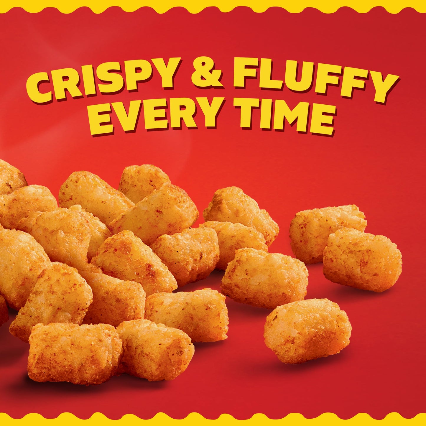 Ore-Ida Crispy Tater Tots Seasoned Shredded Frozen Potatoes, 32 oz Bag