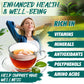 Fusion Select 200 Counts Organic Oolong Tea - Smooth, Mildly Sweet Flavor - Relaxing & Calming Fresh Herbal Drink - Instant Blen