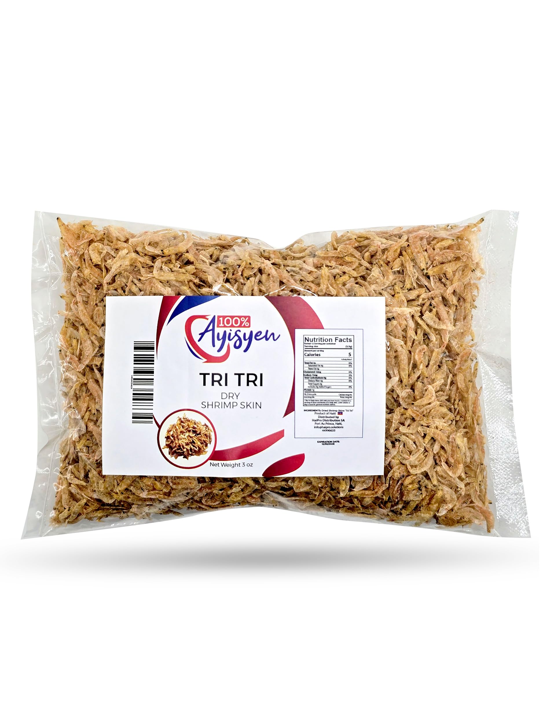 Tri Tri - Dry Shrimp Skin - 100% Ayisyen Brand - From Haiti