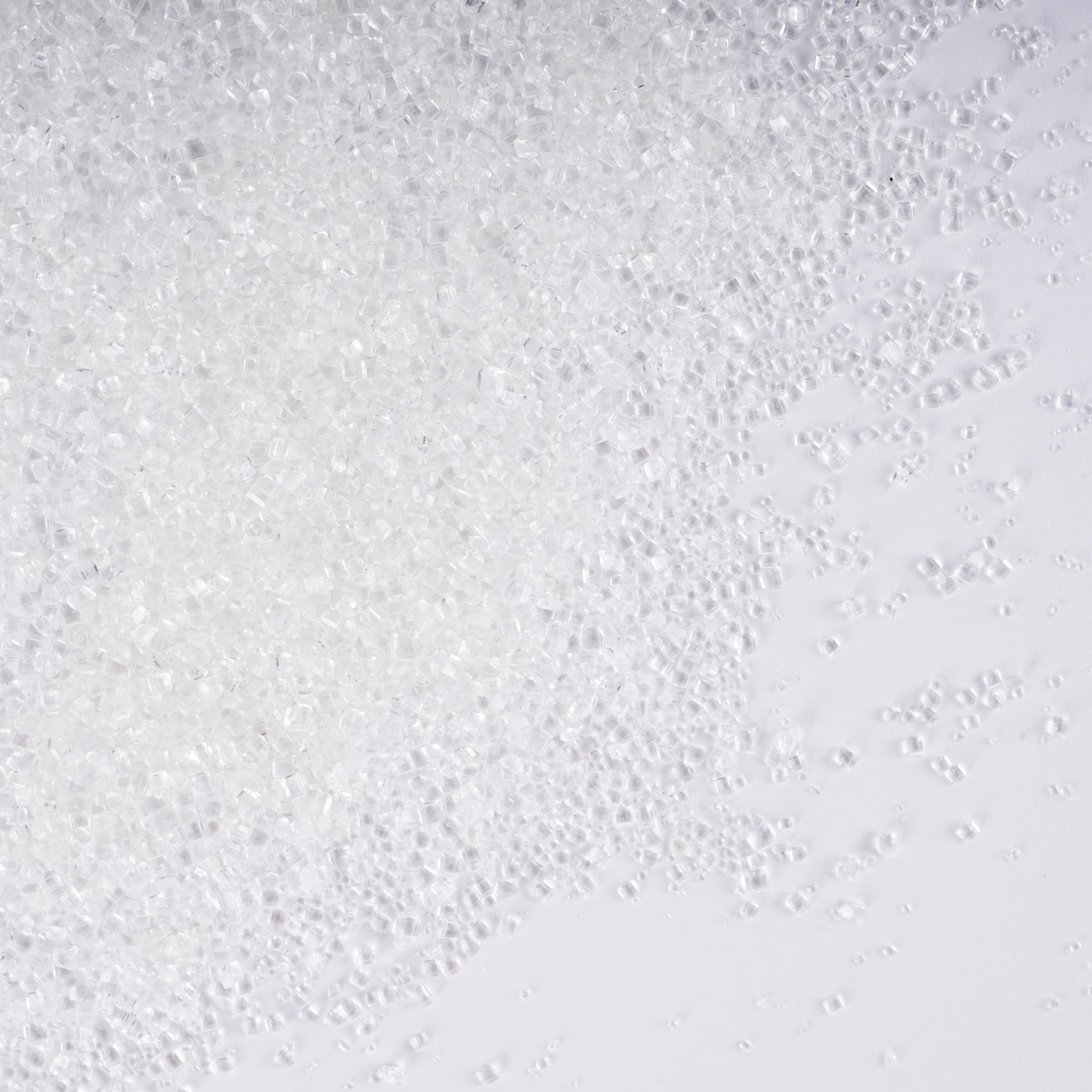Kasvan White Sanding Sugar Sprinkles - Edible Sugar Crystals, Baking Cake Decorations, Ice Cream Toppings cupcake Decorating, We