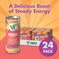 V8 Energy Drink, Passionfruit Orange Guava, 8 Fl Oz Can, Pack of 24