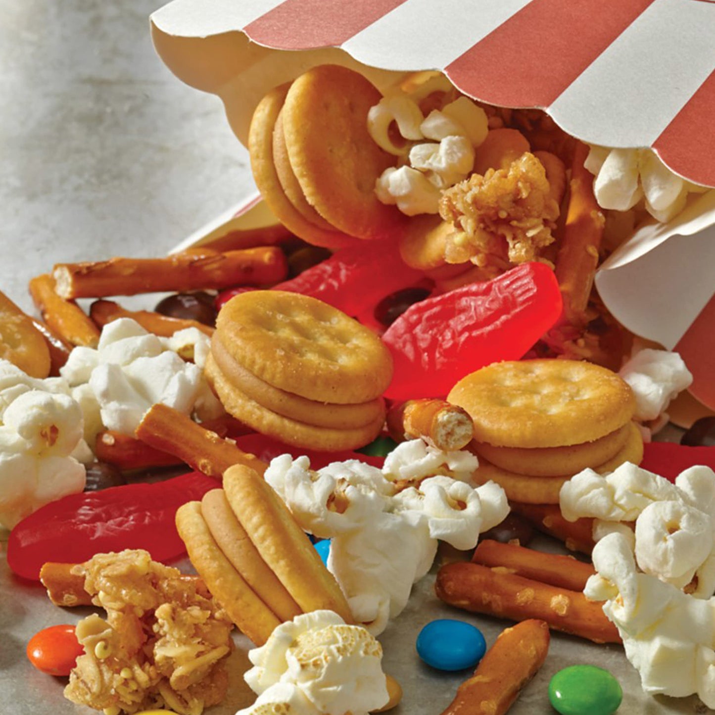 RITZ Bits Peanut Butter Sandwich Crackers, Snacks for Kids and Adults, Lunch Snacks, 12 - 3 oz Bags