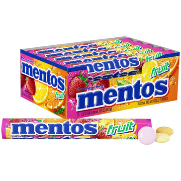 Mentos Halloween Trick Or Treat Candy, Mint Chewy Roll, Fruit, Individually Wrapped Bulk Candy For Adults & Kids, Party, Concess