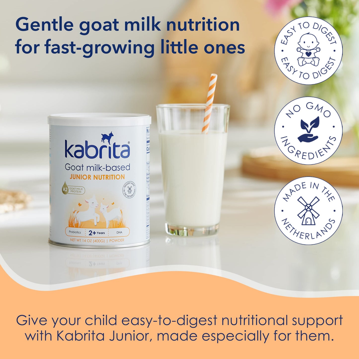 Kabrita Junior Goat Milk Powder For Kids 14Oz